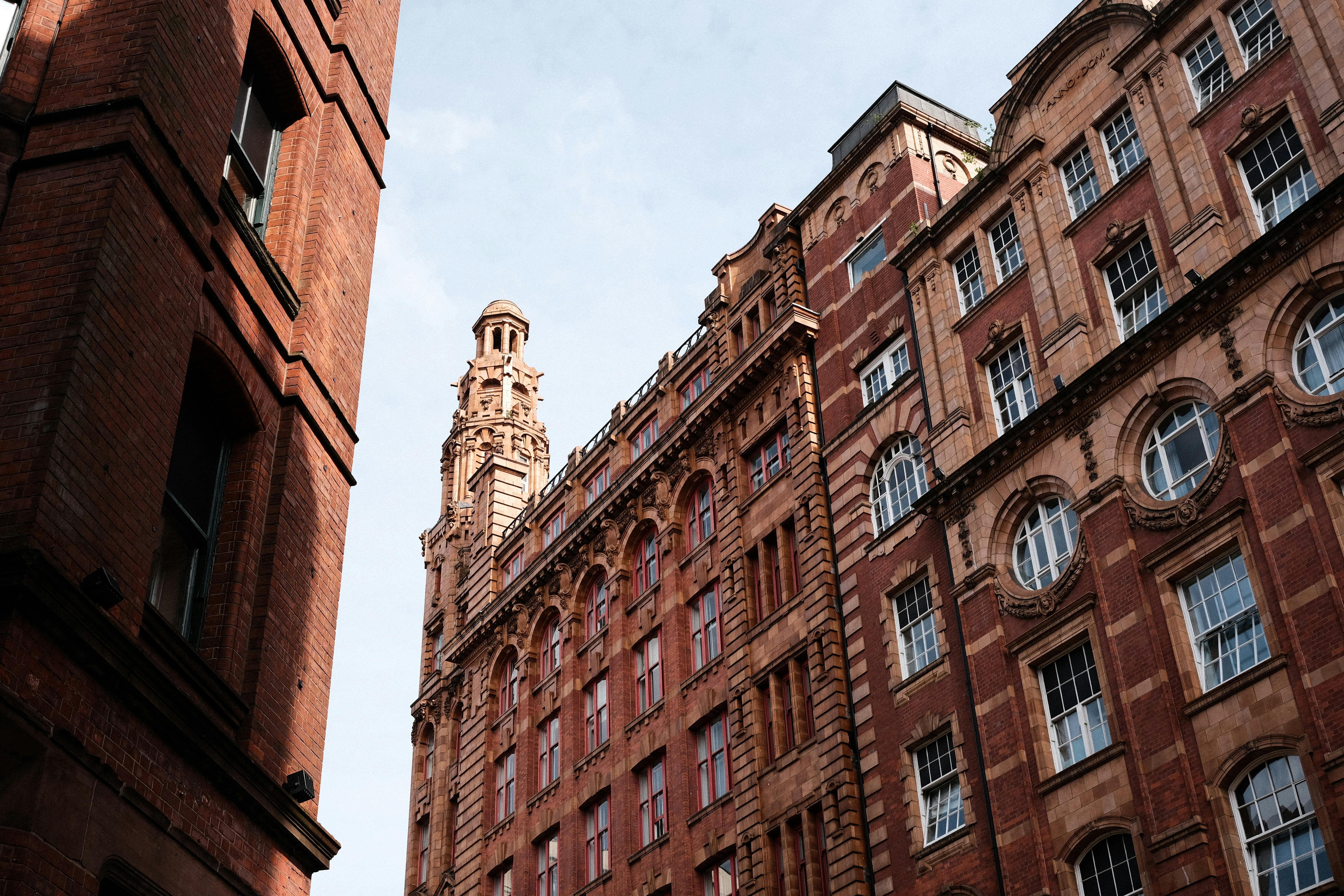 victorian red brick buildings