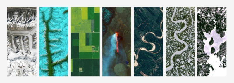 the name melissa spelled out in geological formations that look like letters