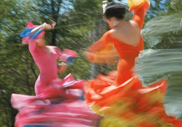 colorful dancers in mexico