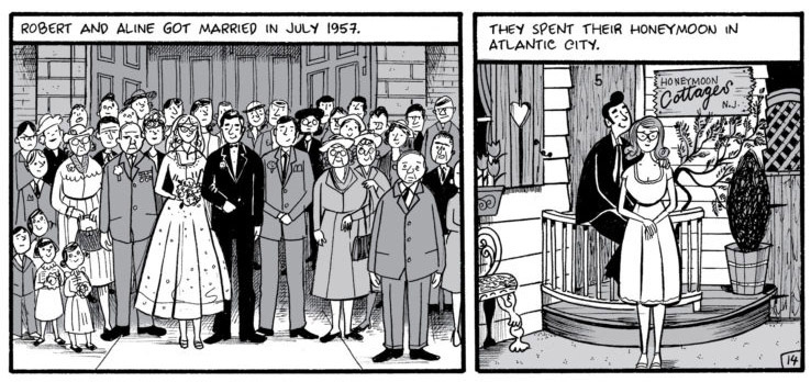 black and white comics panels