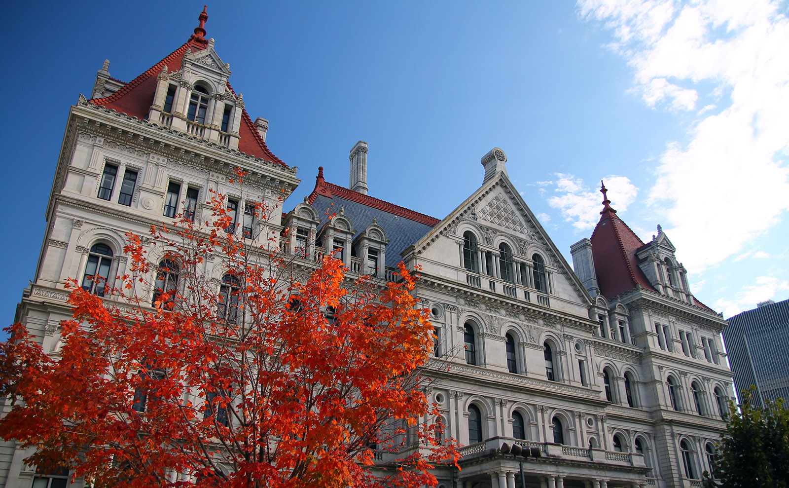 new york state capital building in albany, new york