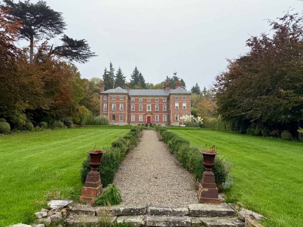 red brick georgian manor house